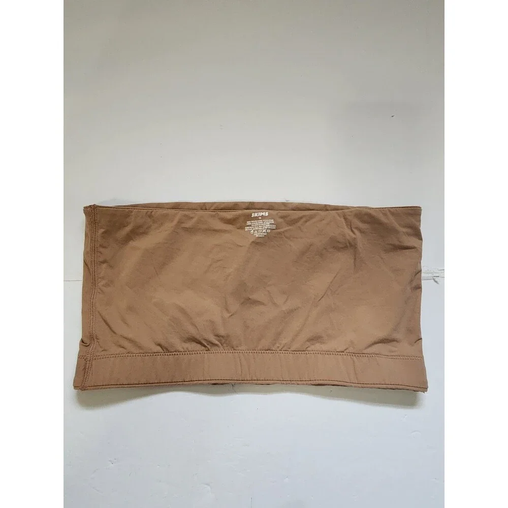 Skims Bandeau Bra Womens 2X Ochre Fits Everybody Lined Stretch
